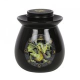 Set ceara parfumata de soia, wax melt si lampa aromaterapie Dragonul Mabon - Anne Stokes